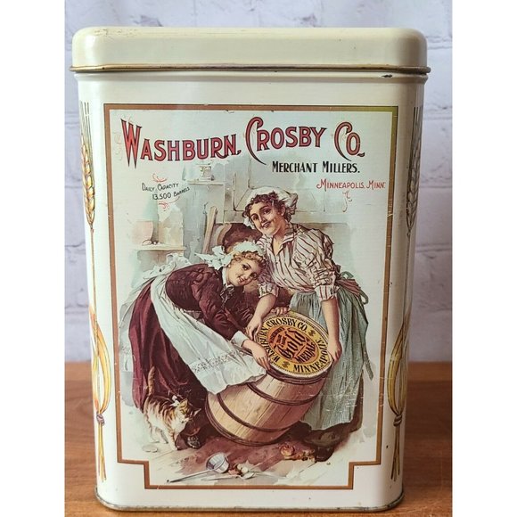 Washburn Crosby Gold Medal Flour Vintage Tin - Picture 1 of 8